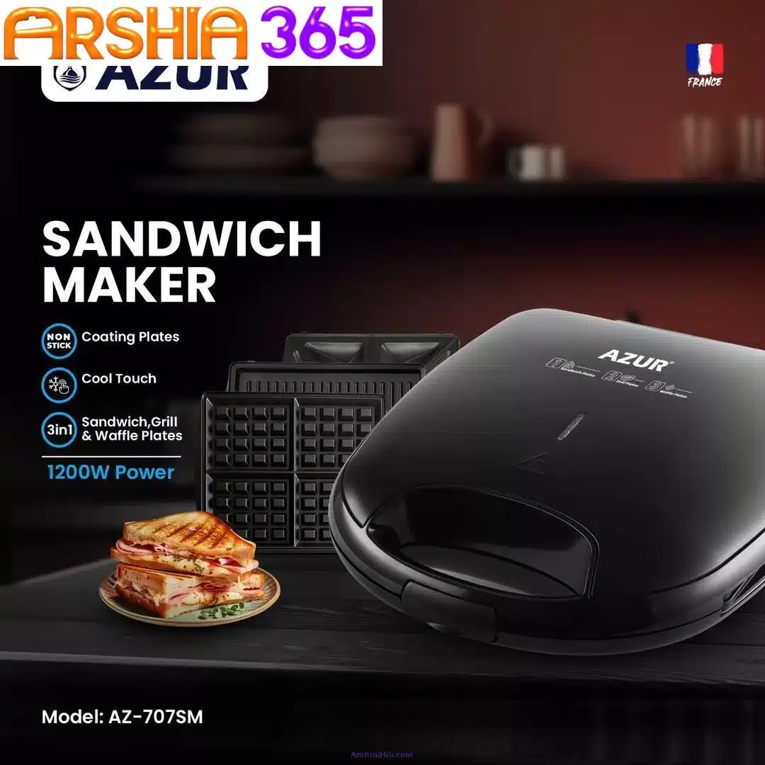 ساندویچ ساز ۳کاره آزور مدلAz-707sm