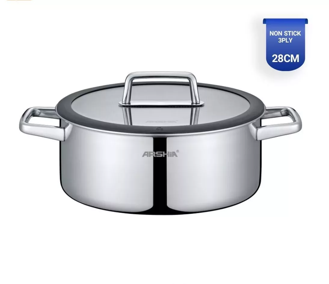 تابه استیل 28 لیزری عرشیا SS050-3341 تابه استیل 28 لیزری عرشیا SS050-3341