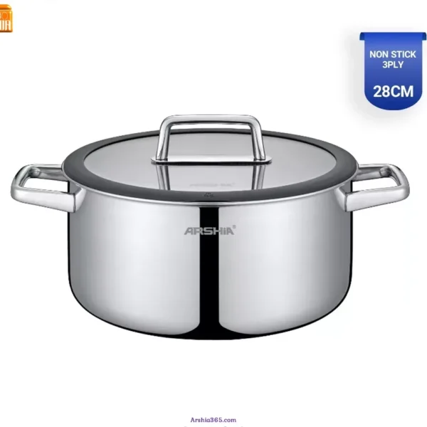 قابلمه استیل 28 لیزری عرشیا ss050-3171