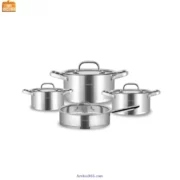 سرویس قابلمه استیل 8 پارچ عرشیا SS014-2767