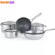 سرویس قابلمه نان استیک عرشیا SS050-2990