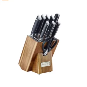 سرویس چاقو 10پارچه پایه چوبی مدل k118 3094 1