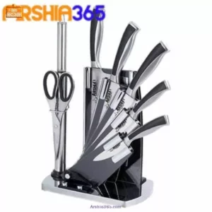 سرویس کارد و ساطور 8 تکه عرشیا مدل 1264